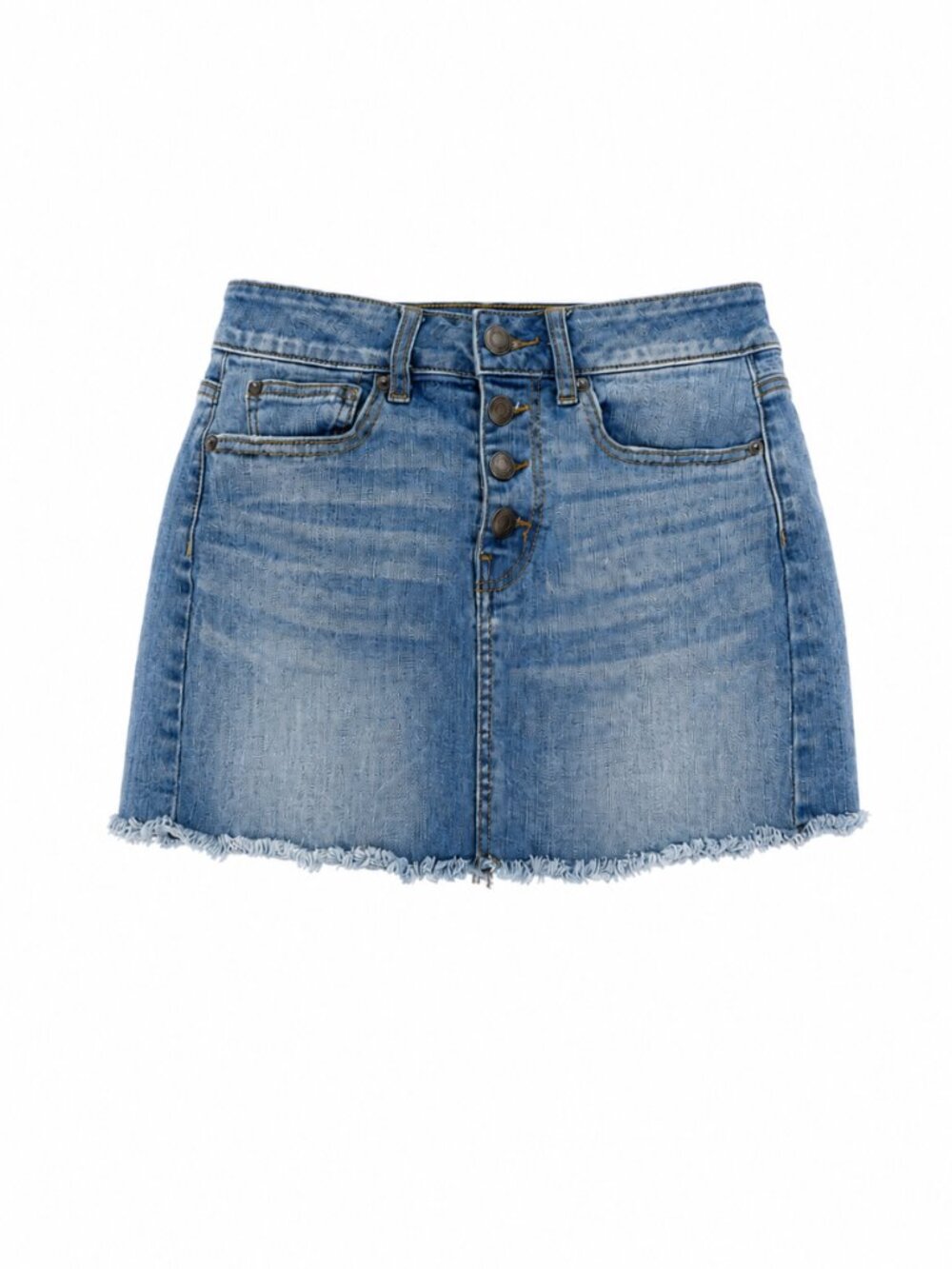 🦋 2/30 American Eagle Super Stretch Denim Mini Skirt Size 2